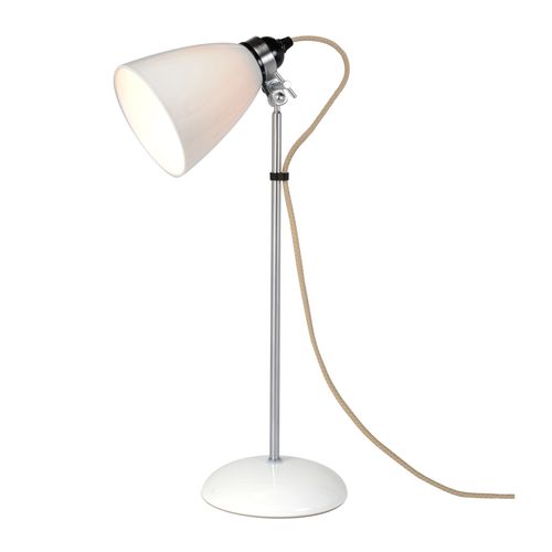 Tischlampe - HECTOR - ORIGINAL BTC - Aluminium / Porzellan / modern