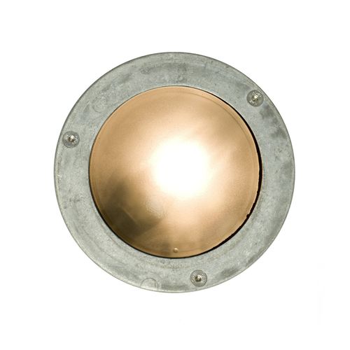 Moderne Wandleuchte - ORIGINAL BTC - für Außenbereich / Milchglas / Aluminium