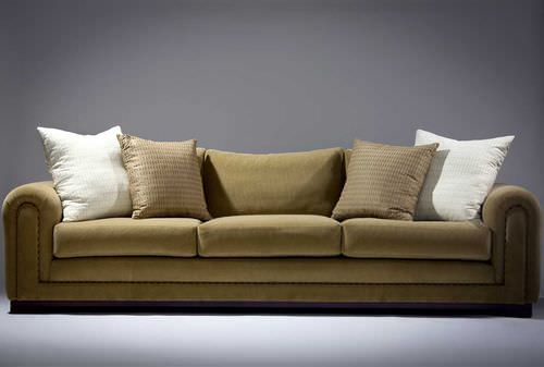 Klassisches Sofa - CHESWICK - ORIOR BY DESIGN LTD - Stoff / braun / 3 Plätze