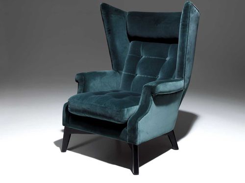 Klassischer Sessel - LIA - ORIOR BY DESIGN LTD - Samt / Ohren