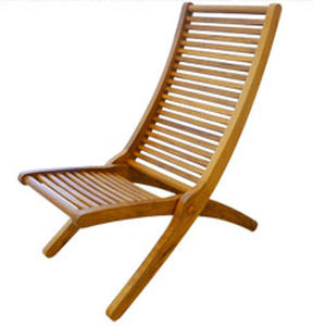 Moderner Sessel - CATALINA - PLATO - Teakholz / klappbar / für Garten