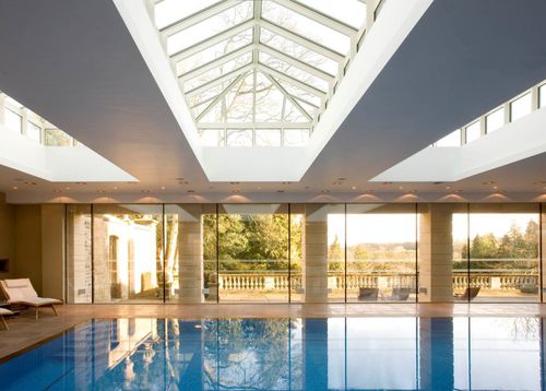 Aluminium-Dachverglasung - POOL HOUSES - Apropos Tectonic Limited