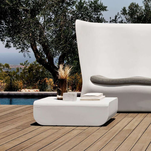 Moderner Couchtisch - NOVA - Myyour - Stoff / Gestell aus Stoff / rechteckig