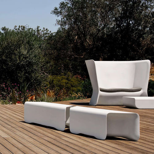 Moderne Gartenbank - NOVA - Myyour - Stoff / mit Rückenlehne / ohne Armlehnen