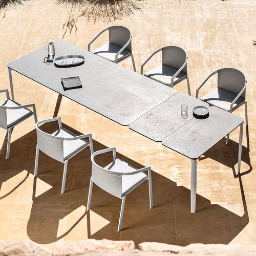Moderner Esstisch - PUSH  - Myyour - HPL / Gestell aus Aluminium / rechteckig