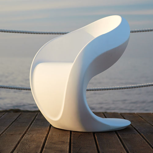 Stuhl / originelles Design - MISS PETRA - Myyour - für Außenbereich / Polyethylen / Gestell aus Polyethylen