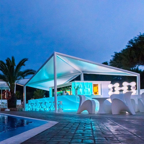 Aluminium-Pavillon - KITE - Myyour - Stahl / mit PVC-Dach / Aluminiumstruktur