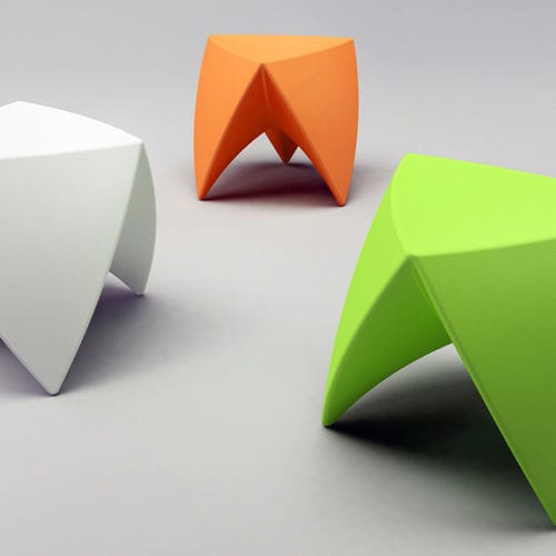 Hocker / originelles Design - MR LEM - Myyour - Kunststoff / PMMA / Gestell aus Polyethylen