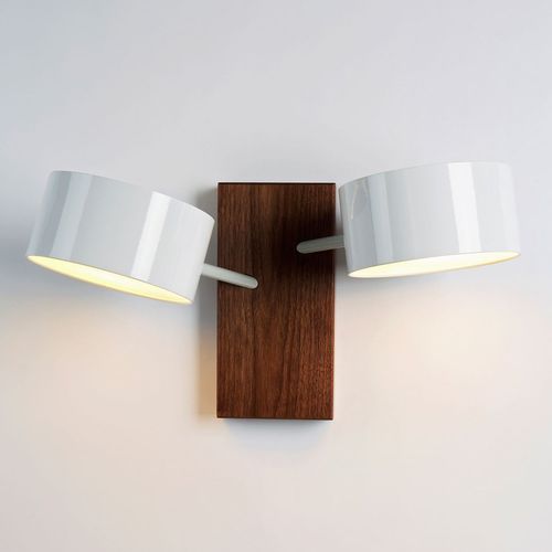 Moderne Wandleuchte - EXCEL DOUBLE - Roll & Hill - für den Innenraum / Stahl / Holz