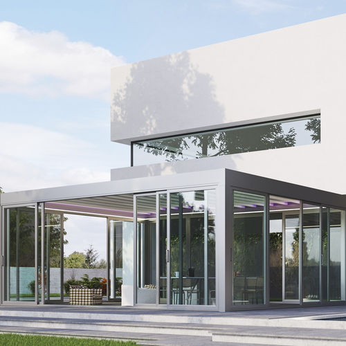 Isolierende Glasscheibe - FRAMEE - ALBAYRAK  - mit Doppelverglasung / transparent / zur Außenraumgestaltung
