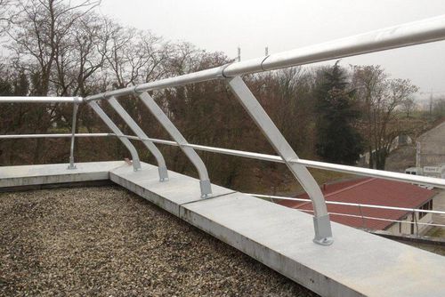 Aluminium-Geländer - VECTACO® TOP FIX  - ALSOLU  - mit Stangen / für Außenbereich / für Balkon