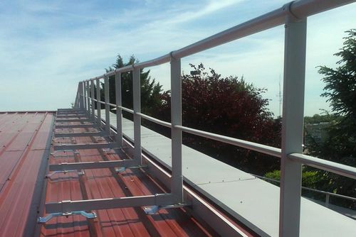 Aluminium-Geländer - VECTACO® METAL DECK - ALSOLU  - mit Stangen / für Außenbereich / für Balkon