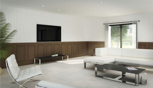 Dekorplatte für Innenausbau - HILTON - MUR design - wandmontiert / aus recyceltem Material / Holz