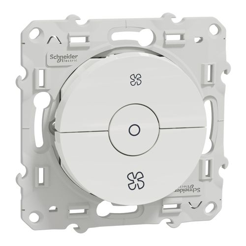 Schalter für Belüftung - ODACE  - SCHNEIDER ELECTRIC - Drucktaster / Einbau / doppelt