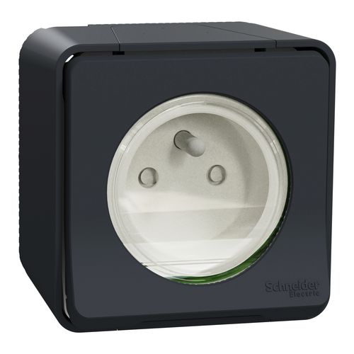 Doppelte Steckdose - Mureva Styl - SCHNEIDER ELECTRIC - 3-fach / wandmontiert / Aufputz