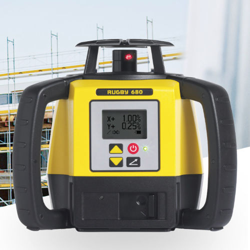 Lasernivelliergerät - RUGBY 680 - LEICA PRECISION TOOLS BY LEICA GEOSYSTEMS  - drehbar / automatisch / digital