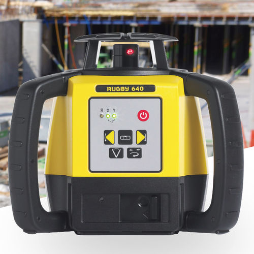 Lasernivelliergerät - RUGBY 640 - LEICA PRECISION TOOLS BY LEICA GEOSYSTEMS  - horizontal / vertikal / drehbar