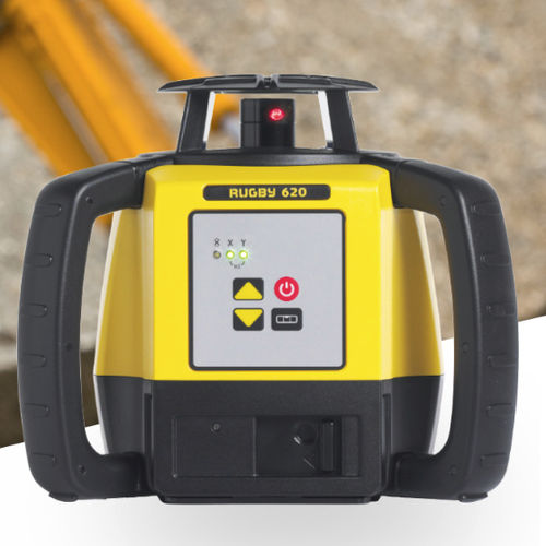 Lasernivelliergerät - RUGBY 620 - LEICA PRECISION TOOLS BY LEICA GEOSYSTEMS  - drehbar / automatisch / digital