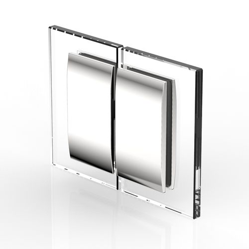 Zamak-Befestigungssystem - PONTERE : 8422 - PAULI FRANCE  - für Paneele / für Duschen / Innenbereich