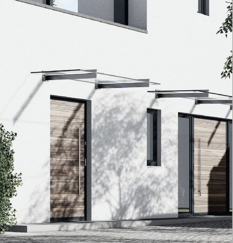 Vordach für Tür - S-05 - PAULI FRANCE  - für Terrasse / für Geschäftsgebäude / für Fenster