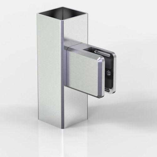 Zink-Glasklemme - 4845VA2-A2-V - PAULI FRANCE  - für Geländer / Innenbereich / für Glas