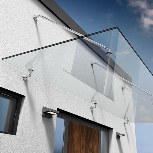 Vordach für Tür - Z-09 - PAULI FRANCE  - für Fenster / Metall / Edelstahl