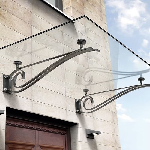 Vordach für Tür - S-03 - PAULI FRANCE  - für Fenster / Aluminium / Edelstahl