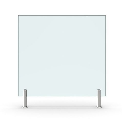 Tisch-Bürotrennwand - SET-3089 - PAULI FRANCE  - Glas / aus Acrylglas / Design