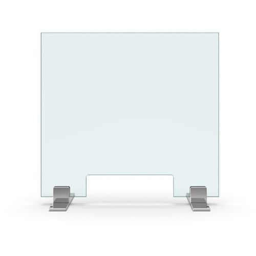 Tisch-Bürotrennwand - SET-3086 - PAULI FRANCE  - Glas / aus Acrylglas / Design