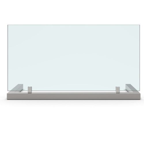 Tisch-Bürotrennwand - SET-3077 - PAULI FRANCE  - Glas / aus Acrylglas / Design