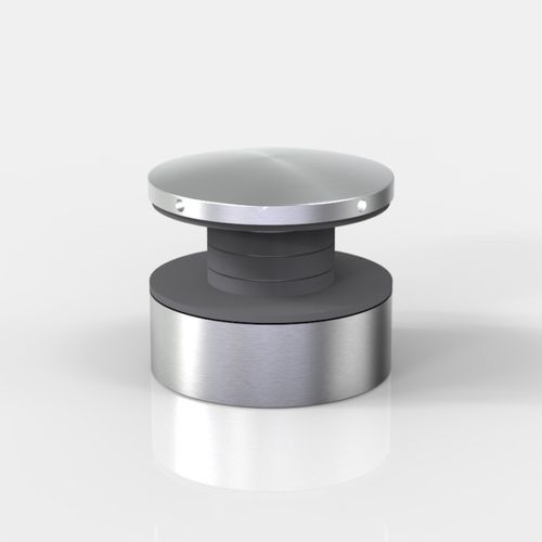 Stahl-Befestigungssystem - 7012VA - PAULI FRANCE  - für Geländer / für Glas