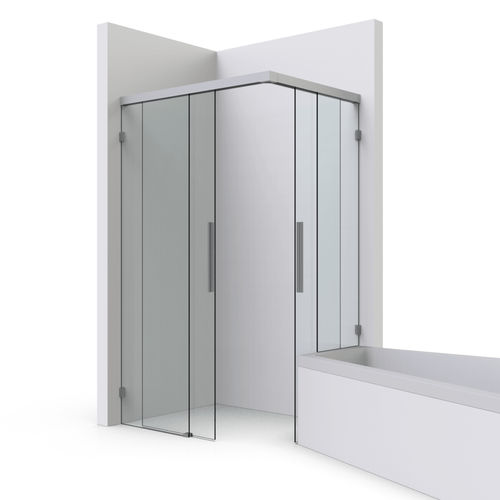 Freistehende Badewanne - 611 - PAULI FRANCE  - für Wohnungen / Chrom / Glas