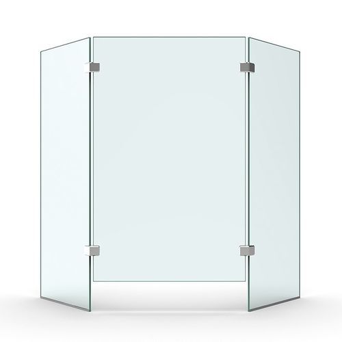 Tisch-Bürotrennwand - SET-3081 - PAULI FRANCE  - Glas / aus Acrylglas / Schutz