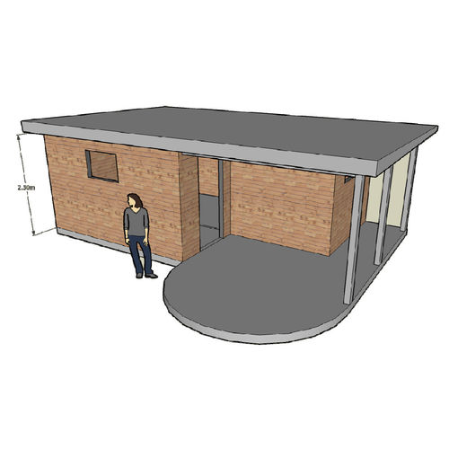 Poolhaus - POOL HOUSE - PBM BLOC - Global Green System