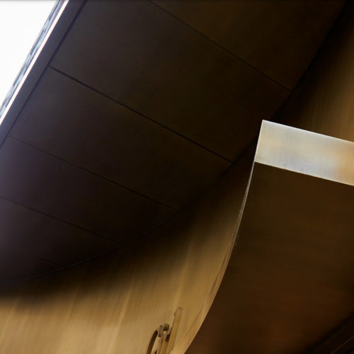Messing-Verblendplatte - BRONZE VIBRATION LIGHT  - POHL Metal Systems GmbH - für Fassaden / modern / poliert