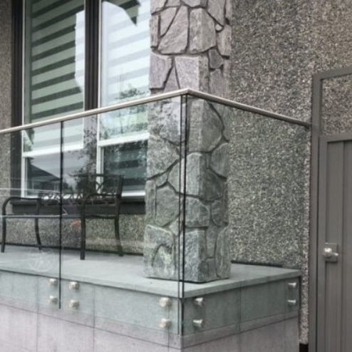 Glasplatten-Balkon - SOLID STANDOFF - Qingdao Jinfer International Co., Ltd. - Aluminium