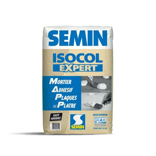 Selbstklebender Klebemörtel - ISOCOL EXPERT - SEMIN - für Beton / für Mauerwerk / Gips