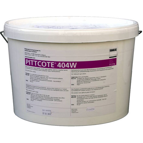 Schutzputz - PITTCOTE® 404 - FOAMGLAS® - für Wand / für Metall / Latex