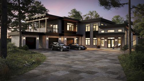 Modernes Haus - Logan - TIMBER BLOCK  - mit Terrasse / individuell / MOB