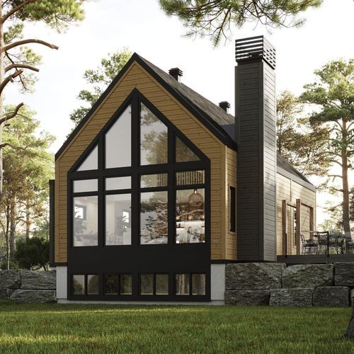 Blockhaus - Berghaus - TIMBER BLOCK  - modern / MOB / für Privatgebrauch