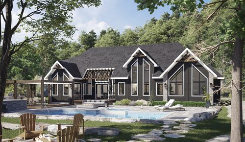 Blockhaus - Tahoe - TIMBER BLOCK  - modern / mit Terrasse / MOB