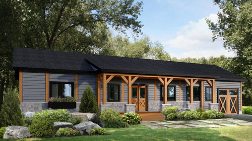 Blockhaus - Redmond - TIMBER BLOCK  - modern / MOB / für Privatgebrauch