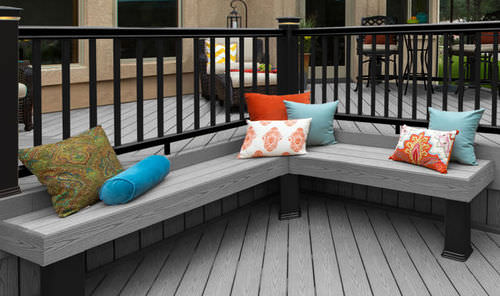 Verbundwerkstoff-Terrassendiele - RELIABOARD® - TimberTech® - Massivholz / WPC / Holzoptik