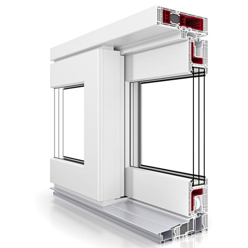 PVC-Fenster - 82 - VETREX  - Schiebe / mit Dreifachverglasung / wärmeisoliert