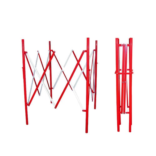 Schutzabsperrung - 550-0220 - BATISEC  - faltbar / Metall / für Baustellen