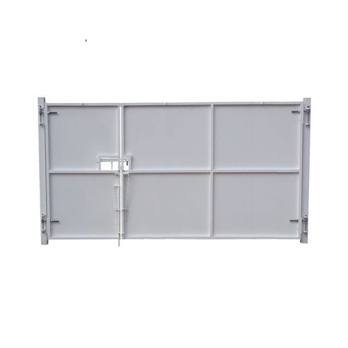 Einflügeliges Tor - 375 series - BATISEC  - Stahl / Platten / für Baustellen