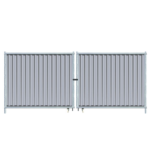 Einflügeliges Tor - 100-4000 - BATISEC  - Stahlblech / Platten / für Baustellen