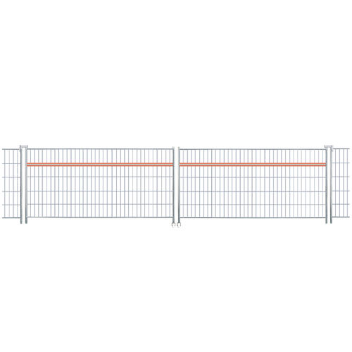 Einflügeliges Tor - 275-6515 - BATISEC  - galvanisiertem Stahl / Maschendraht / für Baustellen