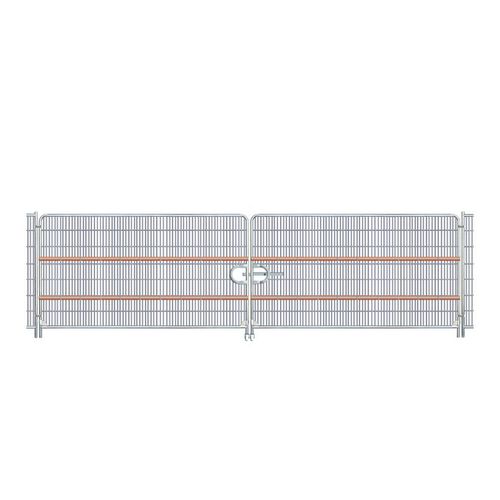 Einflügeliges Tor - 275-6710 - BATISEC  - galvanisiertem Stahl / Maschendraht / für Baustellen