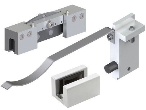 Metallschiebesystem - SlideTec optima 150 - BOHLE AG - Glastüren / mit integrierter Verschlussdämpfung / automatische Schließung